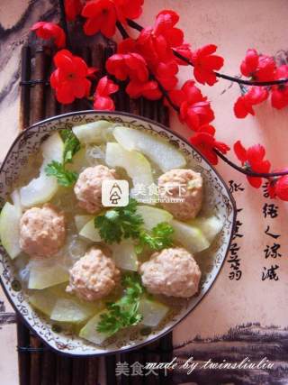 Winter Melon Meatball Soup recipe