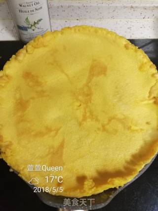 Purple Sweet Potato Omelet recipe