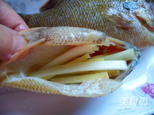 Microwave Version Steamed Sunfish recipe