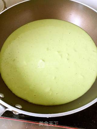 Celery and Shrimp Egg Pancake (less Oil Version) recipe