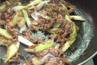 Delicious Home Cooked Lamb with Beijing Onion recipe