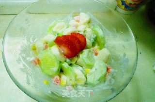 Sweet Fruit and Vegetable Salad recipe