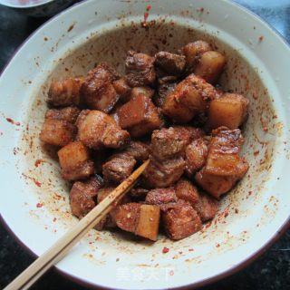 Fish-flavored Pork Belly-barbecue Flavor recipe