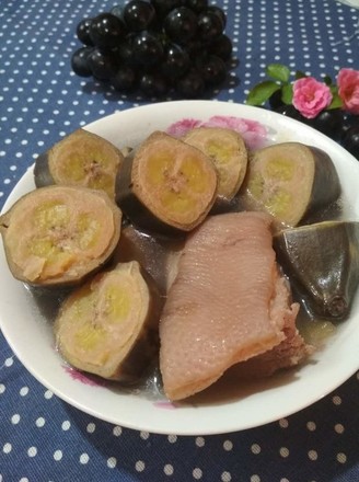 Raw Plantain Pork Soup