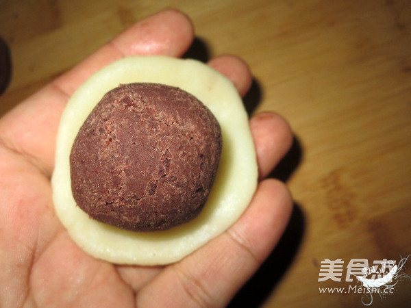 Red Bean Paste Snowy Mooncake recipe