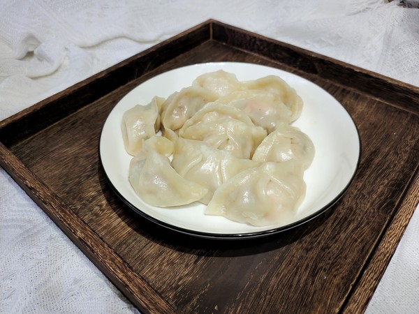 Shrimp, Corn and Pork Steamed Dumplings recipe