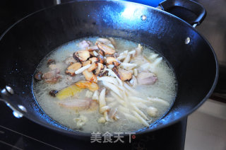 Delicious Matsutake Chai Chicken Soup recipe