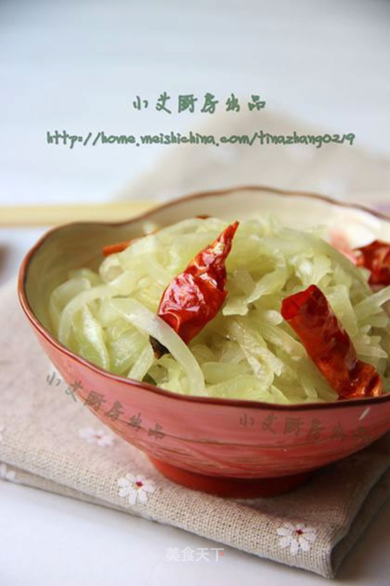 Simmered Lettuce Shreds recipe