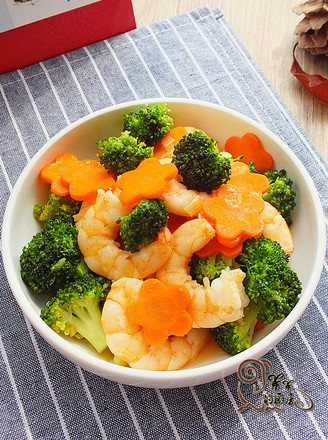 Stir-fried Broccoli with Shrimp recipe