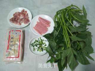 Potato Leaf Noodle Soup recipe