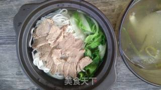 Beef and Potato Noodles in Clear Soup recipe