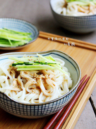 Appetizing Cold Noodles with Sesame Sauce recipe