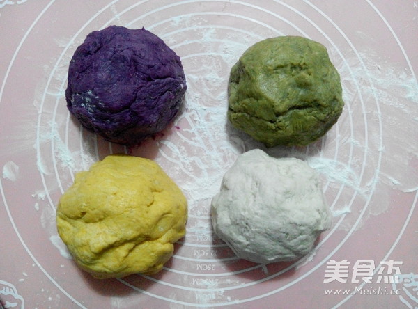 Four-color Taro Balls recipe