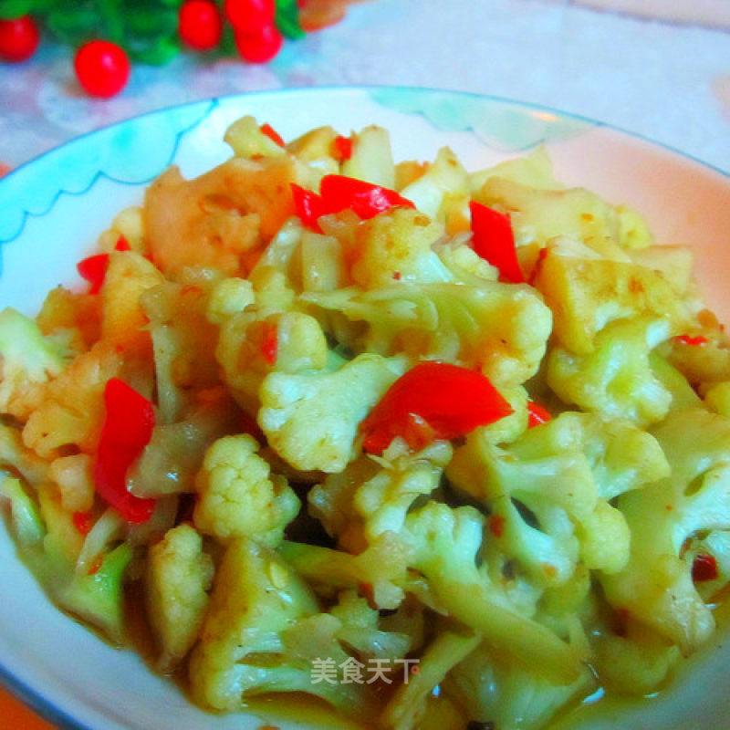 Vegetarian Stir-fried Cauliflower recipe