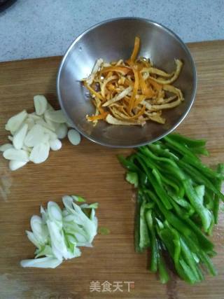 Orange Peel Potato Shreds recipe