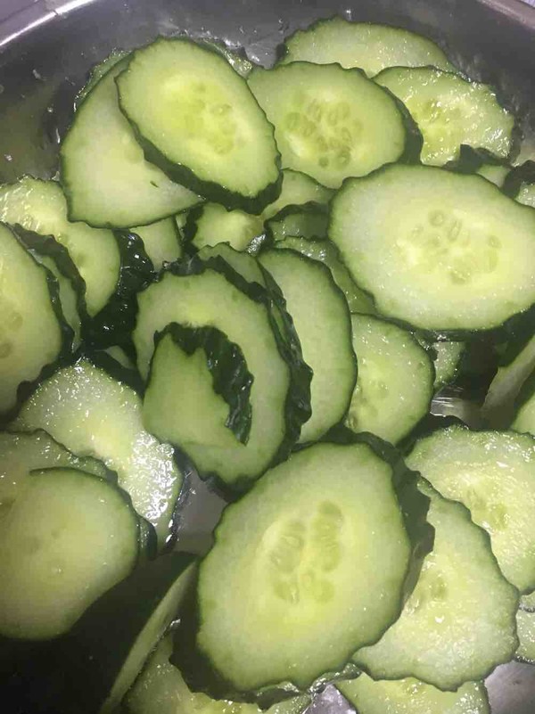 Cucumber Fried Pork recipe