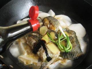 Braised Sea Bass with Radish recipe