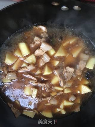 Potatoes and Pork Stewed Vermicelli recipe