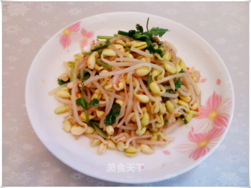 Soy Bean Sprouts Mixed with Vermicelli recipe