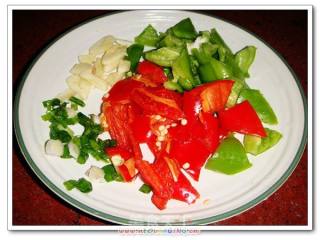 Vegetarian Sauteed Three Vegetables recipe