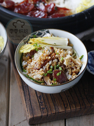 Sausage Claypot Rice recipe