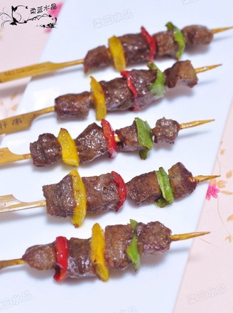 Bell Pepper Beef Skewers recipe