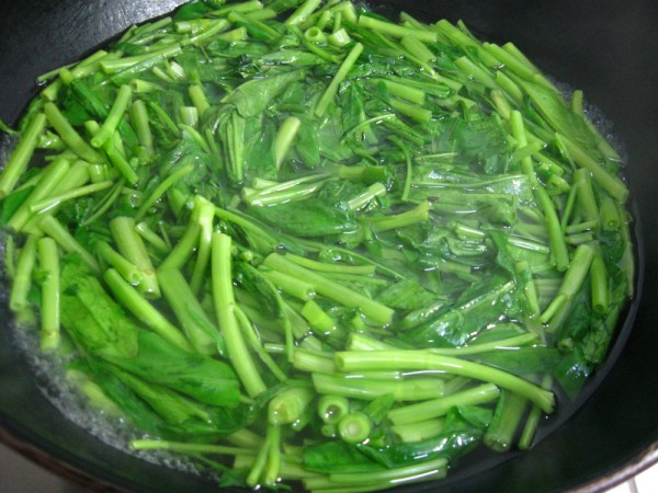 Convolvulus with Sesame Sauce recipe