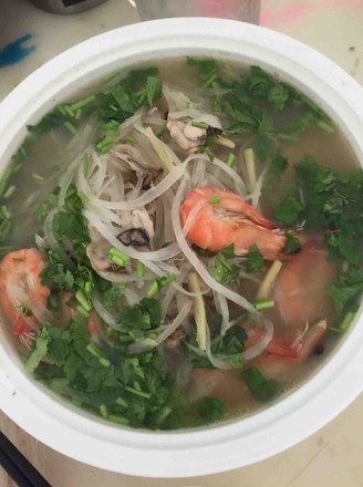 Shredded Radish Seafood Soup recipe