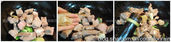 Squid Ribs Roasted Lotus Root recipe