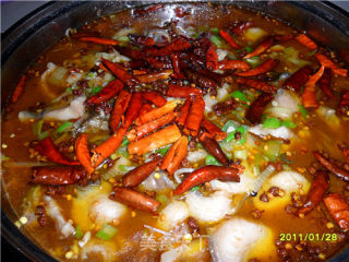 Red Fire Boiled Fish recipe