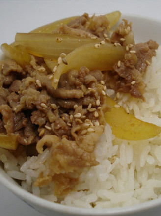 Beef Beef Rice with Sauce recipe