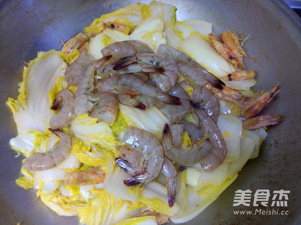 Braised Baby Dishes with Prawns recipe