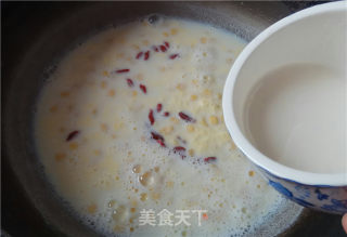 Milk, Egg, Corn Soup recipe