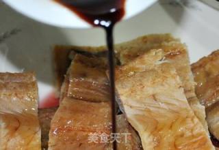 Grilled Dried Eel with Honey Sauce recipe