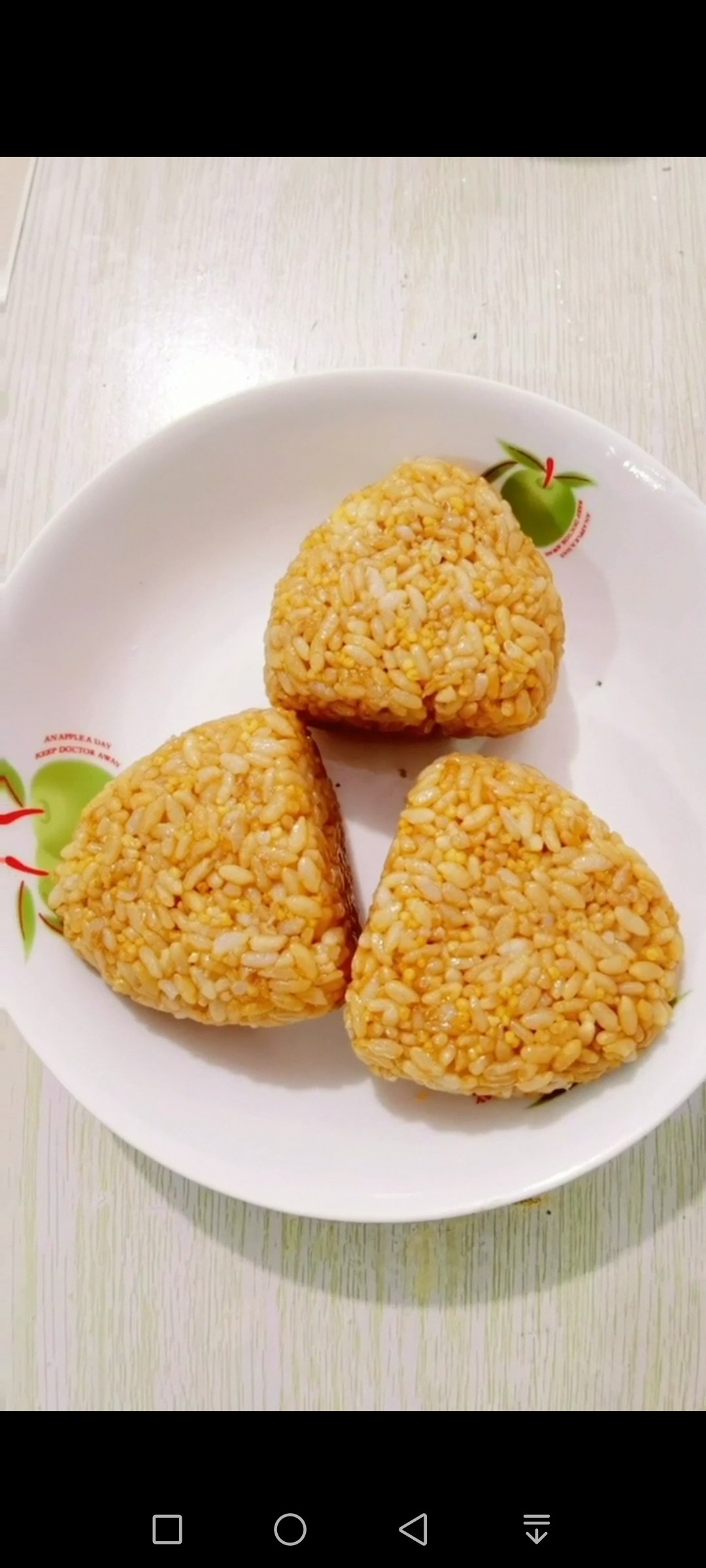Japanese Style Soy Sauce Rice Ball recipe