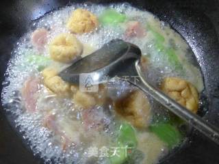 Boiled Chicken Drumsticks with Tofu and Lettuce in Oil recipe