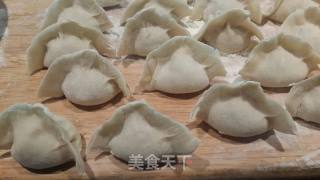 Green Bamboo Shoots and Fresh Meat Dumplings recipe