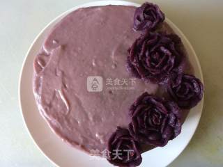 #aca烤明星大赛#purple Potato Salad Cake recipe