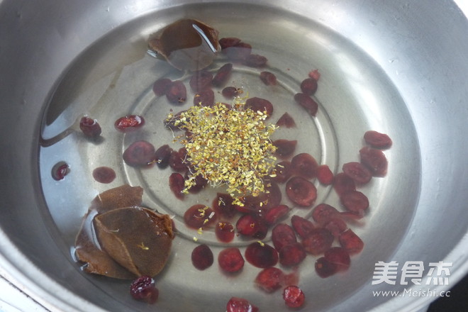 Cranberry Tangerine Peel Osmanthus Tea recipe