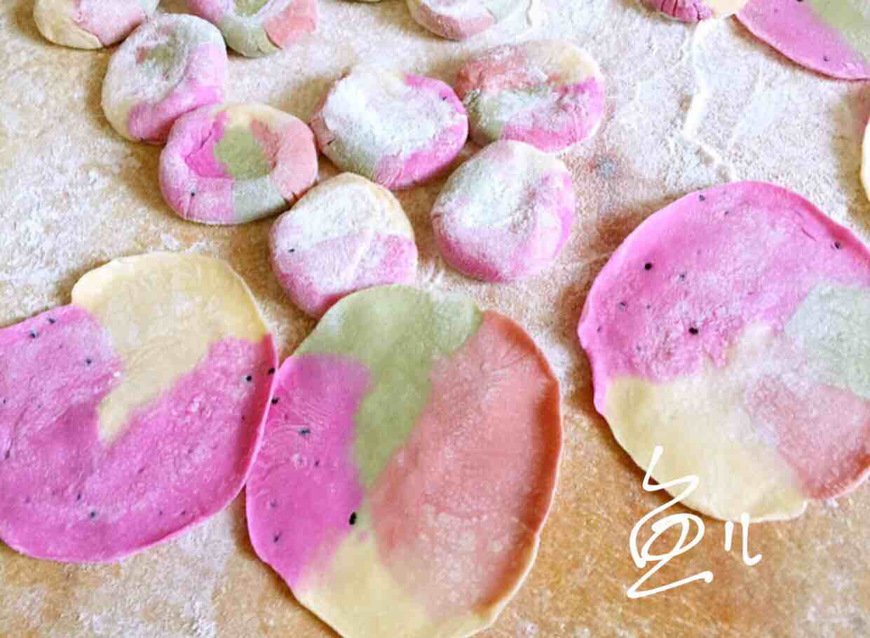 Colorful Dumplings recipe