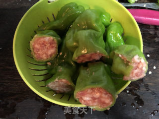 Hot Pepper Stuffed Meat recipe