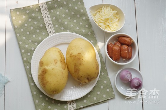 Sausage Baked Potatoes recipe