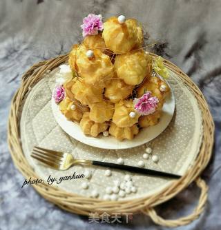 Golden Puff Tower recipe