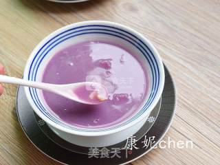 Purple Sweet Potato Barley and White Fungus Soup recipe