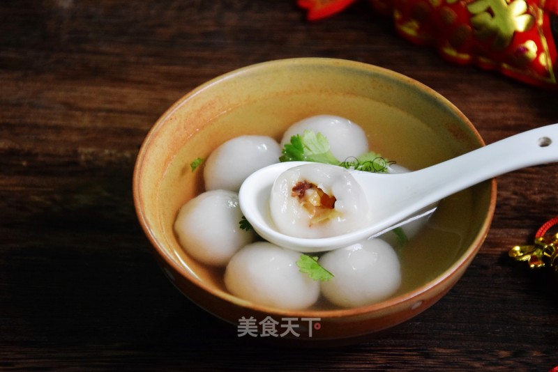 Salty Glutinous Rice Balls recipe