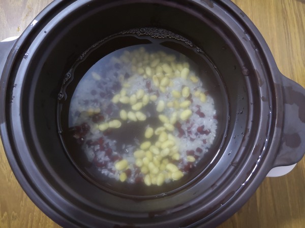 Two Bean Rice Congee recipe