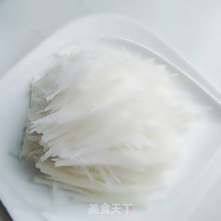 Vegetarian Stir-fried Shredded Radish recipe