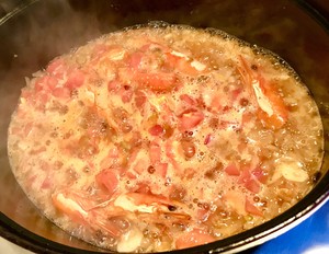 Fresh! Shrimp Soup Boiled Mussels recipe