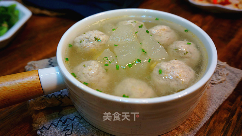 Winter Melon Meatball Soup recipe