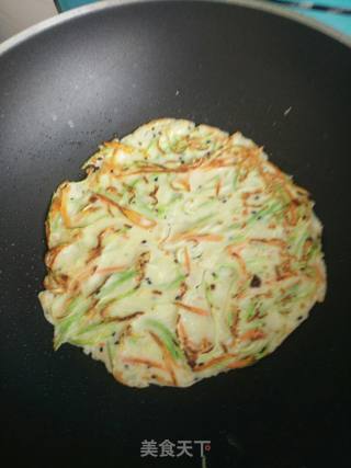 Zucchini and Carrot Egg Pancakes recipe